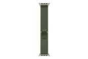 Smartwatch - Tilbehør - Apple 49mm Green/Neon Trail Loop - M/L - Natural Titanium Finish - MFT54ZM/A