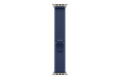 Smartwatch - Tilbehør - Apple 49mm Blue/Bright Blue Trail Loop - M/L - Natural Titanium Finish - MFT74ZM/A
