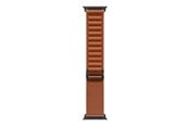Smartwatch - Tilbehør - Apple 49mm Terra Cotta Alpine Loop - Small - Black Titanium Finish - MG9D4ZM/A