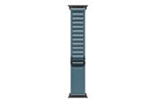 Smartwatch - Tilbehør - Apple 49mm Light Blue Alpine Loop - Large - Black Titanium Finish - MG9M4ZM/A