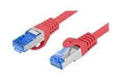 Netværkskabel - Lanberg patch cable - 3 m - red RAL 3017 - Rød - 3m - PCF6A-10CC-0300-R