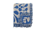 Boligindretning - Bloomingville - Nevine Plaid - Blue - 160x130 cm - 82062688