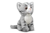 Plys - Animigos Gråstribet Kat - 37235