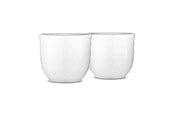 Køkkentilbehør - Lyngby Porcelæn - Rhombe White Egg Cup 5 cm  - Set of 2 - 201215