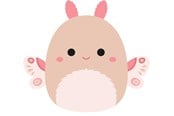 Plys - Squishmallows 30 cm P27 Moritz Natsværmer - 270199