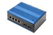 Switch - DIGITUS - switch - industrial - 4 ports - unmanaged - DN-651149