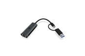 Netværksadapter (netkort, printserver mv.) - ICY BOX USB Type-A or Type-C 2.5 Gigabit Ethernet LAN adapter - IB-LAN301-C3