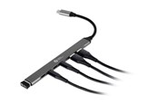 USB hub - Bakker Elkhuizen - hub - 7-in-1 - 7 ports USB hub - 7 ports - Grå - BNECHUB3A4C