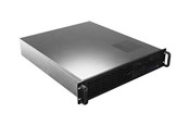 Kabinet - Lanberg - rack-mountable - 2U - ATX - Kabinet - Server (Rack) - Sort - SC01-5202-12B
