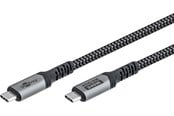 USB kabel - Pro USB-C <-> USB-C - 0.5m - 240 Watt Power Delivery - USB 4.0 / Thunderbolt 4 - Sort - PUSB4-40-AC-SBG-0.5M