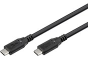 USB kabel - Pro USB-C <-> USB-C - 1.5m - 240 Watt Power Delivery - USB 4.0 / Thunderbolt 4 - Sort - PUSB4-40-AC-B-1.5M