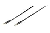 Audio kabel - Vivanco Audio Cable 1x3.5mm Flat 1.5m Black - 4008928461336