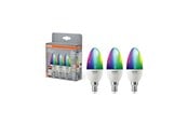 Smart Home - Osram SMART+ MATTER kerte 470lm 4,9W/RGBW mat E14 3-pak - 4099854529863