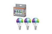 Smart Home - Osram SMART+ MATTER krone 470lm 4,9W/RGBW (40W) mat E14 3-pak - 4099854529887