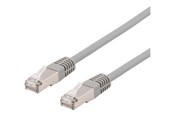 Netværkskabel - Deltaco STP-615AU - patch cable - 15 m - grey - Grå - 15m - STP-615AU