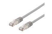 Netværkskabel - Deltaco STP-620AU - patch cable - 20 m - grey - Grå - 20m - STP-620AU