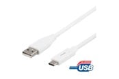 USB kabel - Deltaco - USB-C cable - USB to 24 pin USB-C - 50 cm - USBC-1008