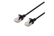 Netværkskabel - Deltaco patch cable - 3 m - black - Sort - 3m - UFTP-1057