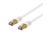 Netværkskabel - Deltaco SFTP-611VAH - patch cable - 1.5 m - white - Hvid - 1meter - SFTP-611VAH