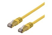 Netværkskabel - Deltaco SFTP-62GLAH - patch cable - 2 m - yellow - Gul - 2m - SFTP-62GLAH