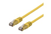 Netværkskabel - Deltaco SFTP-63GLAH - patch cable - 3 m - yellow - Gul - 3m - SFTP-63GLAH