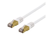 Netværkskabel - Deltaco SFTP-65VAH - patch cable - 5 m - white - Hvid - 5m - SFTP-65VAH