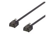 Netværkskabel - Deltaco patch cable - 3 m - black - Sort - 3m - UUTP-2057
