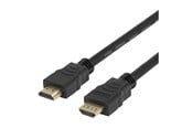 Skærmkabel - Deltaco HDMI cable with Ethernet - 3 m - HDMI-1030D-FLEX-LOCK