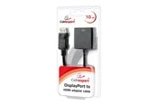 Skærmkabel - Gembird Cablexpert adapter - DisplayPort / HDMI - 10 cm - AB-DPM-HDMIF-002