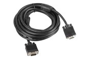 Skærmkabel - Lanberg - VGA cable - HD-15 (VGA) to HD-15 (VGA) - 5 m - CA-VGAC-10CC-0050-B
