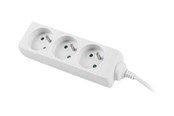 Strømkabel (ekstern) - Lanberg PS0-03E-0300-W - power strip - 2500 Watt - PS0-03E-0300-W