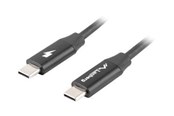 USB kabel - Lanberg - USB-C cable - 24 pin USB-C to 24 pin USB-C - 1.8 m - CA-CMCM-40CU-0018-BK