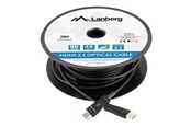 Skærmkabel - Lanberg HDMI cable with Ethernet - 80 m - CA-HDMI-30FB-0800-BK