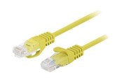 Netværkskabel - Lanberg patch cable - 1.5 m - yellow RAL 1016 - Gul - 1m - PCU6-20CC-0150-Y