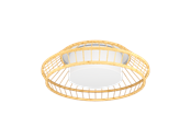 Smart Home - EGLO CONNECT.Z YUKU SMART loftlampe hvid/bambus M/FARVER(RGB) OG TUNABLE WHITE - 900841