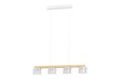 Smart Home - EGLO CONNECT.Z PORTICO SMART langbordspendel klar/natur fsc M/FARVER(RGB) OG TUNABLE WHITE - 900881