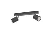 Smart Home - EGLO CONNECT.Z ADFIRA SMART gu10 spotskinne sort/krom M/FARVER(RGB) OG TUNABLE WHITE - 31852