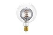 Lyskilder - EGLO LED pære G125 2W 80LM 2000K DÆMPBAR SMOKE/KLAR E27 - 110256