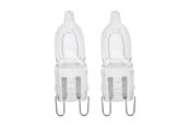 Lyskilder - EGLO Halogenpære 40W OVNPÆRE 300° 460LM KLAR 2 STK G9 - 110299