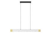Lamper - EGLO Stars of Light VALLELADO LANGBORD SORT/GRÅ/TRÆ FSC - 390386