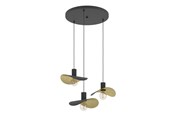 Lamper - EGLO Stars of Light SACEDA KLYNGE Ø550 3XE27 SORT/GULD - 390395