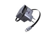 Mobil - Adaptere & Opladere - UGREEN 45 W GaN Fast Charger with Retractable Cable - 65822