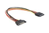 Strømkabel (ekstern) - DeLOCK - power extension cable - SATA power to SATA power - 30 cm - 60131