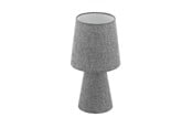 Lamper - EGLO CARPARA BORD 2L H340 GRÅ - 97122