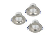 Lamper - EGLO SALABATE INDBYG. SÆT Ø88 3X450LM 4000K DÆMPB. IP44 BS - 31865