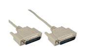 Parallel / Seriel kabel - InLine - serial cable - DB-25 to DB-25 - 2 m - 11112M