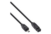 FireWire / ThunderBolt kabel - InLine - IEEE 1394 cable - FireWire 800 to 4 PIN FireWire - 1.8 m - 34902