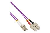 Netværkskabel - InLine patch cable - 3 m - 3 m - purple - Lilla - 3m - 88643P