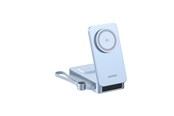 Powerbank - UGREEN MagFlow Qi2.2 25 W Magnetic Wireless Charging Powerbank with Built-in Cable Powerbank - Sølv - 20000 mAh - 75066