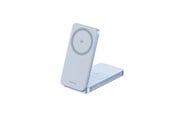 Mobil - Adaptere & Opladere - UGREEN MagFlow Qi2.2 25 W 2-in-1 Magnetic Wireless Charger - Flat Pad - 55963